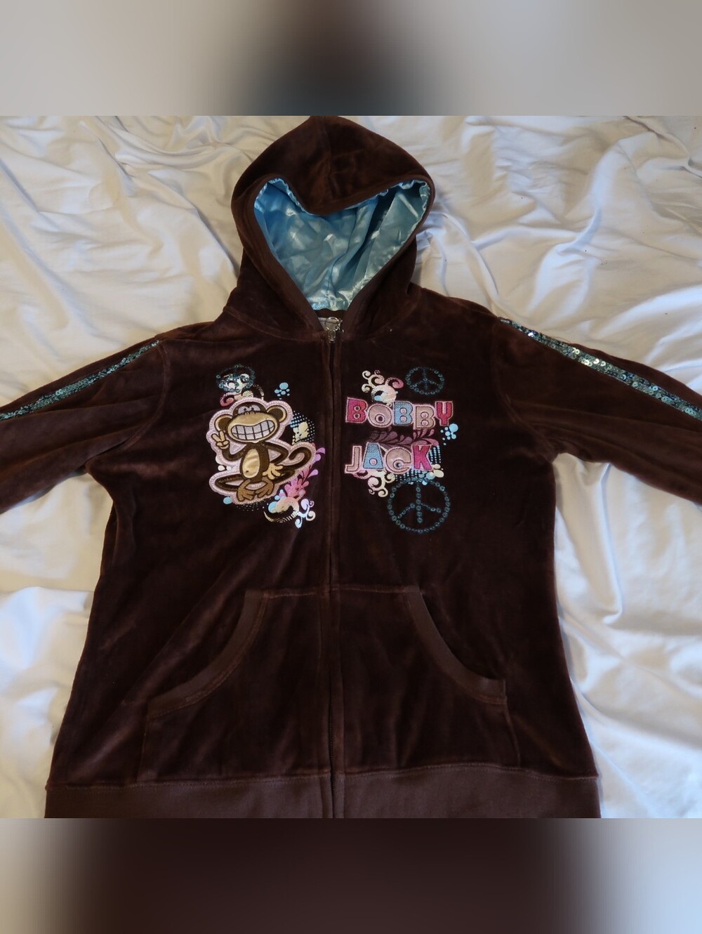 Y2K VTG BOBBY JACK ZIP UP HOODIE